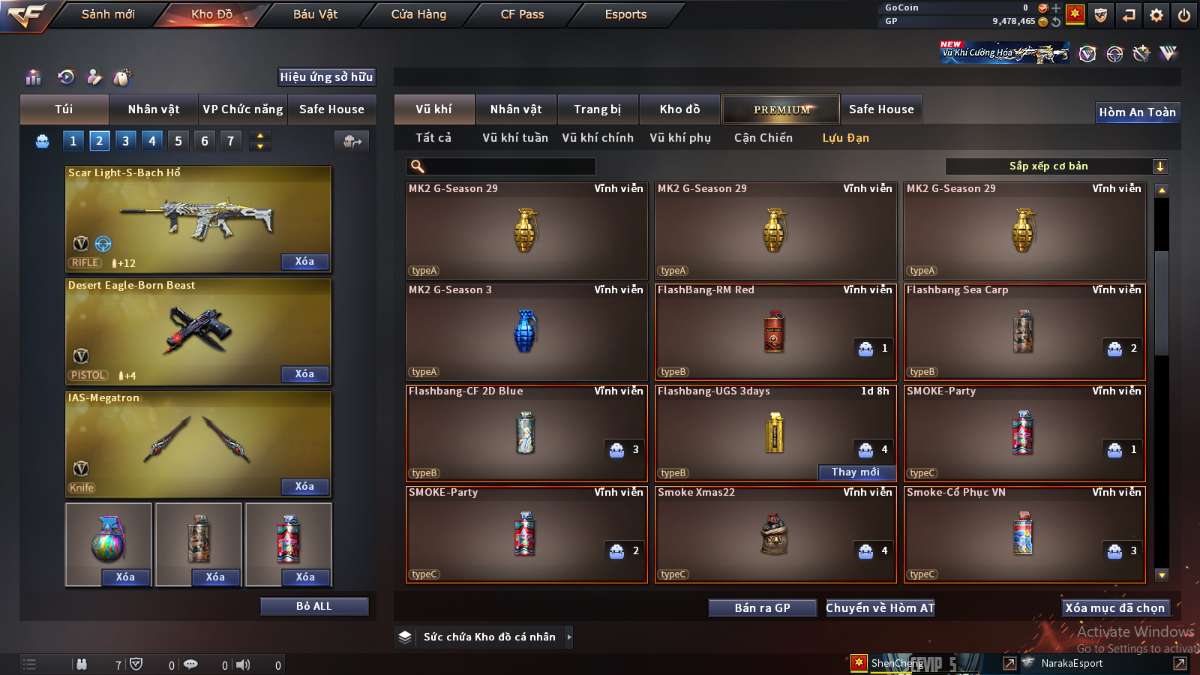 shop acc cf uy tin gia re